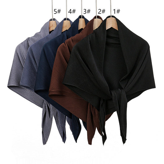 Pañoleta de Satén Efecto Arrugado - Accesorio Versátil de Moda - Image 37