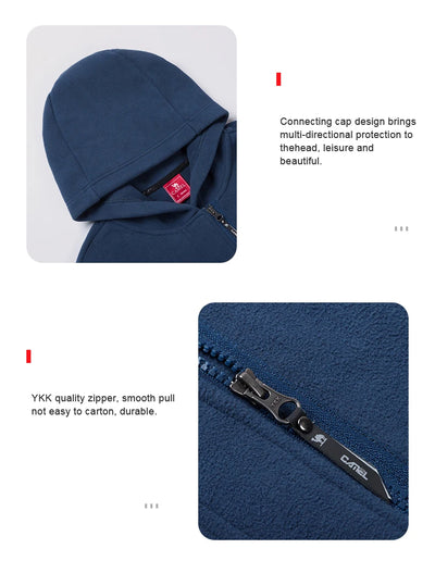 Chaqueta Polar Larga con Capucha - Image 12
