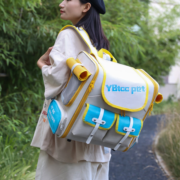 Mochila Transportadora Respirable para Mascotas