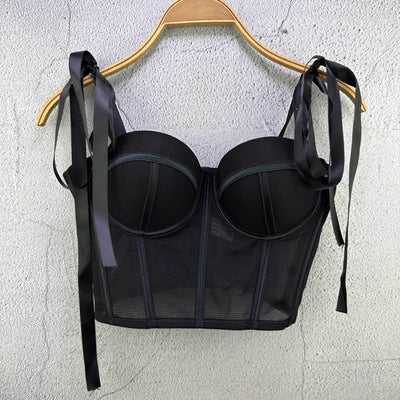 Camisola Sostén de Cinta Francesa con Varillas - Image 3