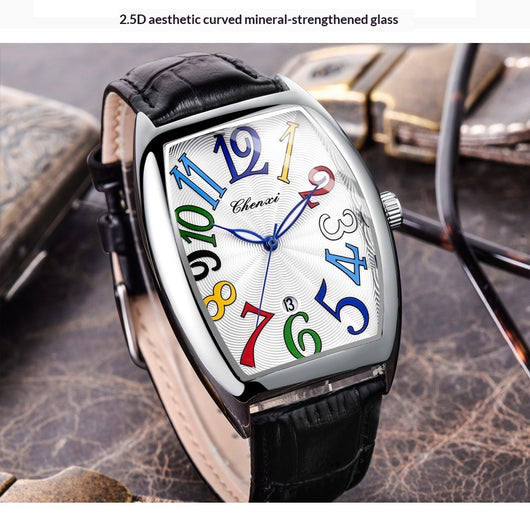Reloj Digital con Calendario y Correa de Cuero para Hombre - Image 12