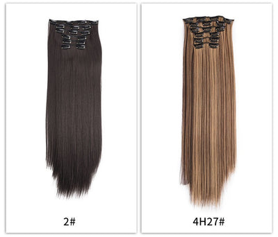 Set de 6 Extensiones de Cabello Liso Largo - Image 37