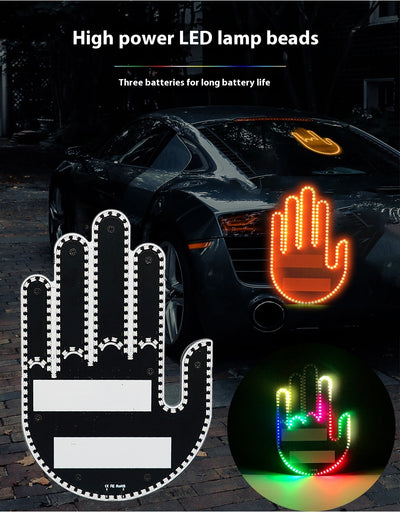 Luz de Gesto para Auto con Alerta Anticolisión Multifunción - Image 9