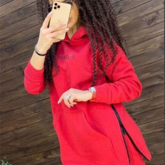 Conjunto Deportivo Casual para Mujer con Capucha de Dos Piezas - Image 14