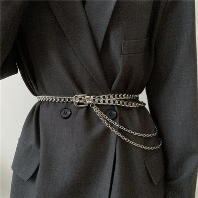Cinturón Metálico Decorativo para Mujer - Cadena de Cintura Elegante para Jeans y Vestidos - Image 5