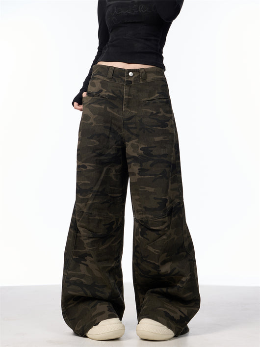 Pantalones Vaqueros Camuflaje Cintura Alta para Mujer - Comodidad y Estilo - Image 17