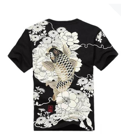 Playera Manga Corta con Calamar Bordado - Image 11