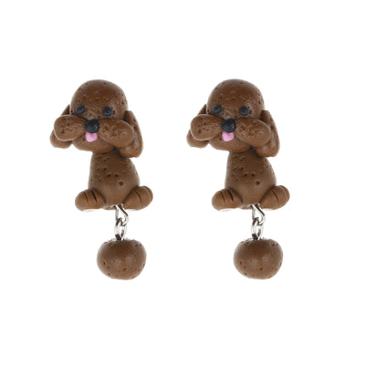 Aretes de Arcilla Suave con Diseños de Animales en 3D - Image 14