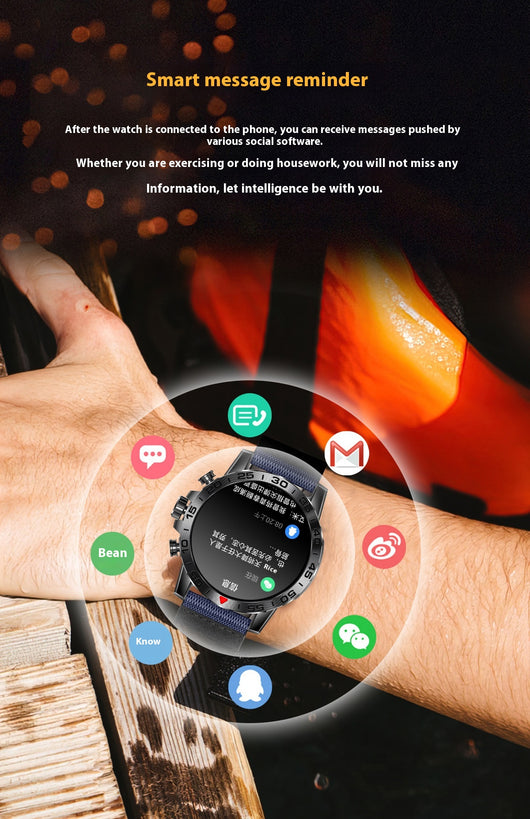 Reloj Inteligente con Llamadas Bluetooth, Monitoreo Cardíaco y Múltiples Deportes - Image 18