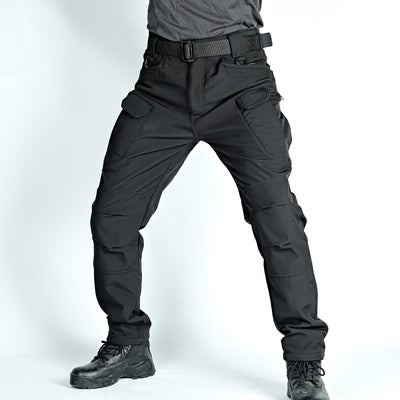 Pantalones Tácticos Invierno Hombre - Forro Polar Impermeables Shark Skin