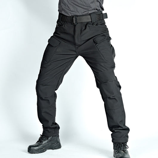 Pantalones Tácticos Invierno Hombre - Forro Polar Impermeables Shark Skin