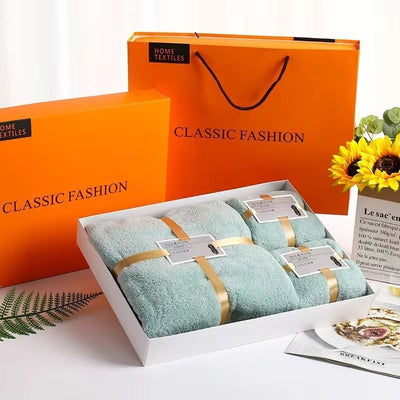 Set de 3 Toallas de Baño Coral Fleece en Caja de Regalo - Image 21