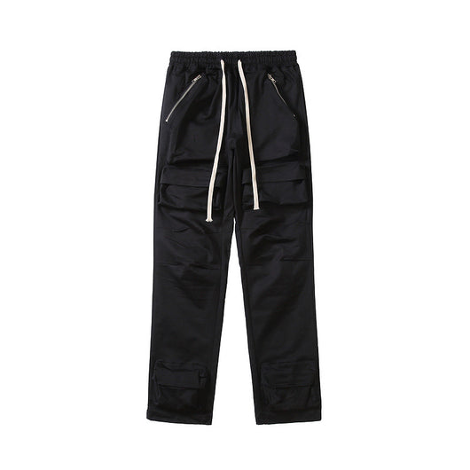 Pantalones Cargo con Cordón en Tobillo y Bolsillos Laterales - Image 4