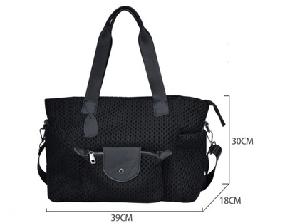 Bolsa de Viaje Oxford con Malla Grande Capacidad y Correa de Hombro - Image 11