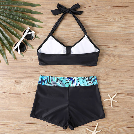 Bikini Reductor Estampado con Halter Ajustable para Mujer - Image 21
