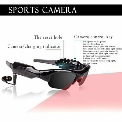 Gafas de Sol Deportivas con Cámara HD 1080P y Lentes Polarizadas - Image 4