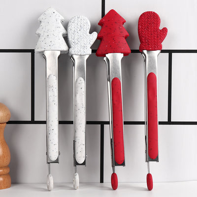 Pinza de Cocina Navideña de Silicona con Cierre Seguro - Accesorio Multiusos para Servir - Image 17