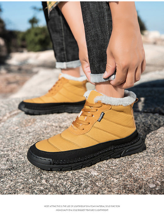 Botas de Nieve para Hombre Caña Media con Suela Térmica Antideslizante - Image 16