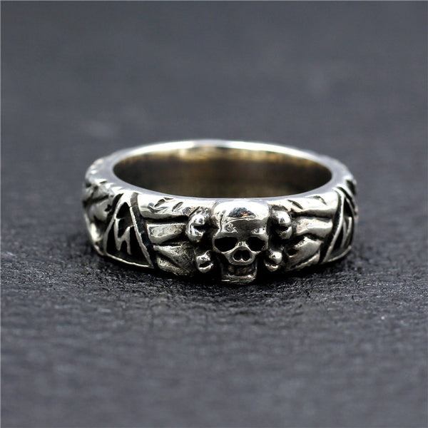 Anillo de Calavera en Plata Esterlina para Hombre