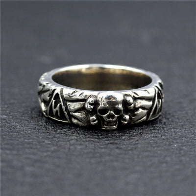 Anillo de Calavera en Plata Esterlina para Hombre