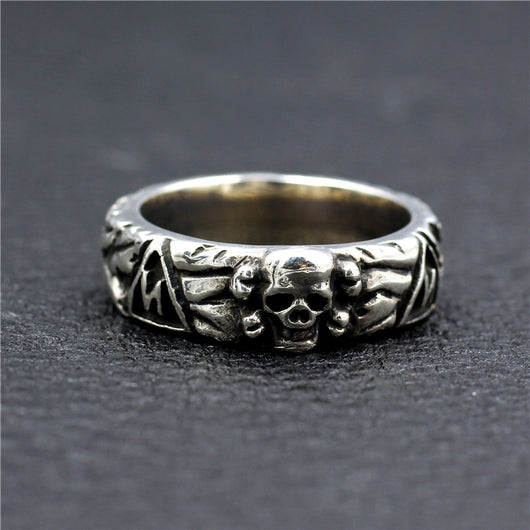 Anillo de Calavera en Plata Esterlina para Hombre