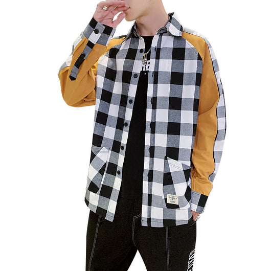Camisa a Cuadros para Hombre - Estilo Otoño e Invierno - Image 7