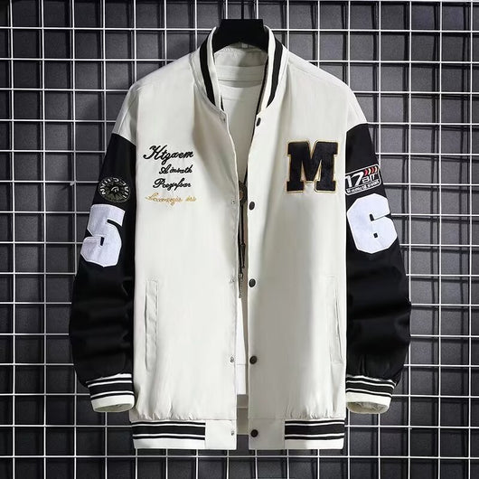 Chaqueta de Béisbol Holgada Estilo Hong Kong para Estudiantes de Secundaria - Image 7