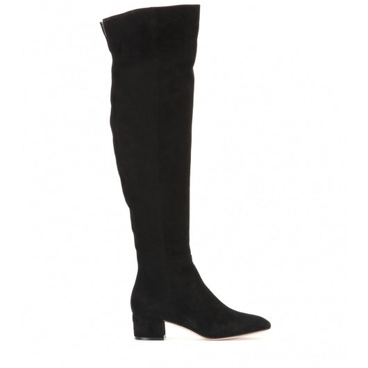 Botas Altas Grises Hasta la Rodilla para Mujer - Image 2
