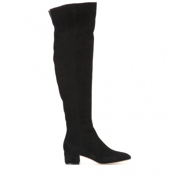 Botas Altas Grises Hasta la Rodilla para Mujer