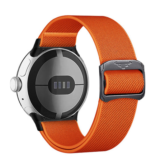 Correa de Reloj Elástica Tejida Nylon con Hebilla Cabeza de Res - Image 12
