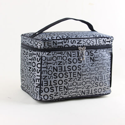 Bolsa Cosmética Portátil Estilo Bento con Compartimentos - Image 6