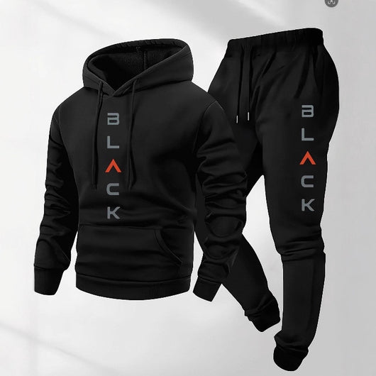Conjunto Retro de Playera y Pantalón con Letras para Hombre