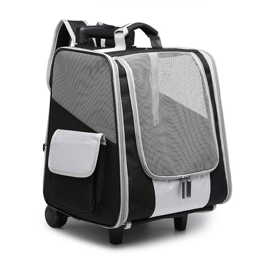 Mochila Transportadora Respirable para Mascotas con Ruedas - Image 17