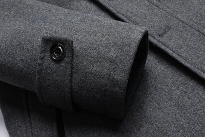 Abrigo de Lana Gruesa para Hombre - Elegancia y Calidez - Image 30