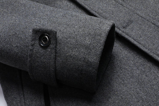Abrigo de Lana Gruesa para Hombre - Elegancia y Calidez - Image 30