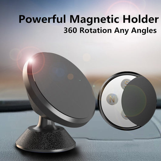 Soporte Magnético Universal para Celular en Auto - Montaje en Rejilla de Ventilación