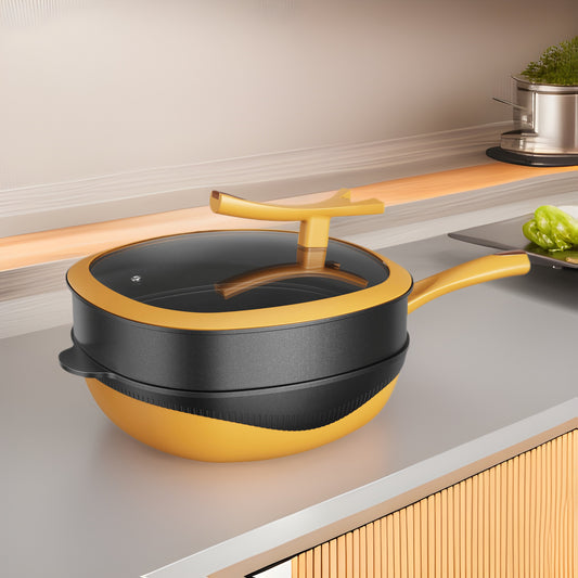 Olla Multifuncional 32cm - Cocina Versátil para Toda la Familia