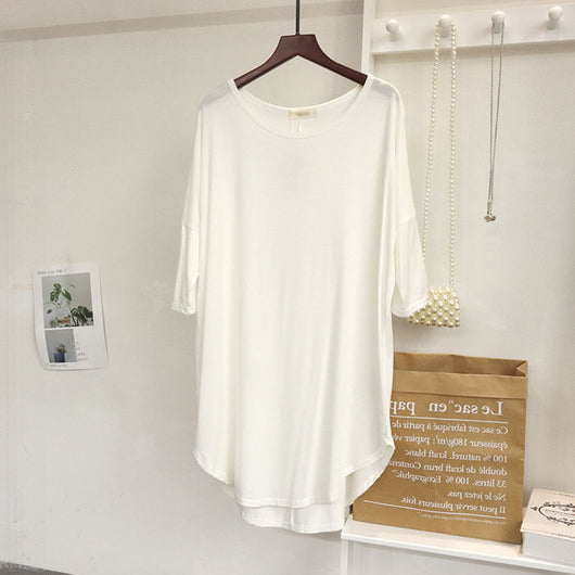 Blusa Suelta Irregular de Capas Delgada - Top Midi Versátil - Image 8