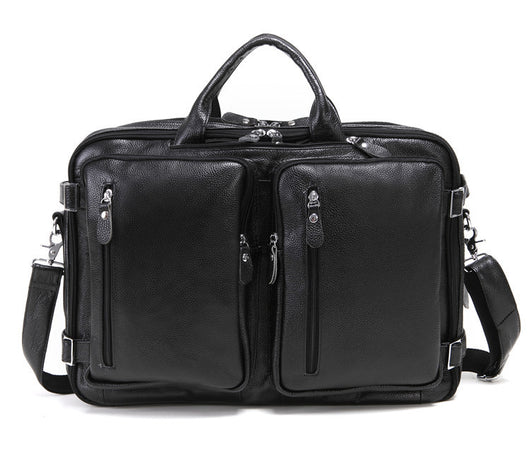 Bolso Multifuncional de Cuero para Hombre - Image 4