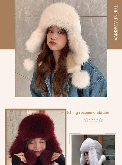 Gorro Térmico Grueso y Esponjoso para Esquí - Image 11