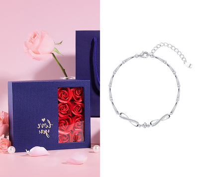 Anillo de Plata Esterlina para Parejas - Diseño Minimalista Romántico - Image 18