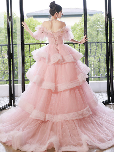 Vestido de Banquete Asimétrico Floral de Alta Gama para Mujer - Image 3
