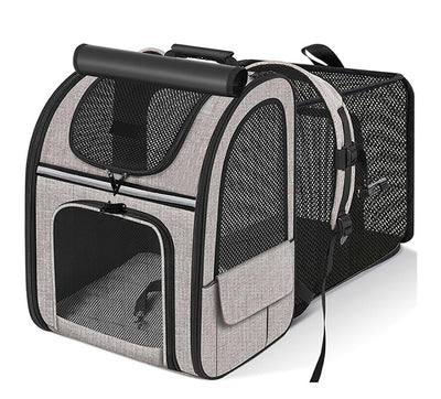 Mochila Transportadora para Gatos con Bolsa Extensible - Image 10