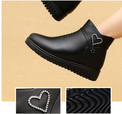 Zapatos Cálidos de Algodón Antideslizantes para Adultos Mayores - Image 11