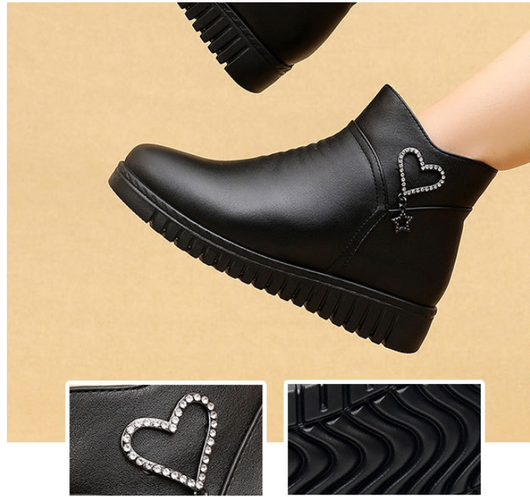 Zapatos Cálidos de Algodón Antideslizantes para Adultos Mayores - Image 11