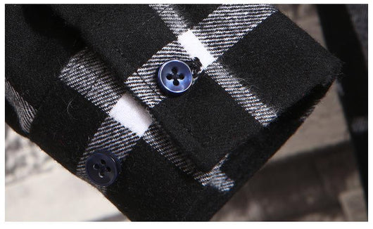 Camisa de Cuadros Casual para Hombre - Manga Larga Otoño Invierno - Image 13