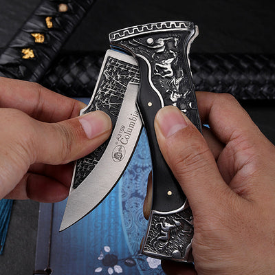 Cuchillo Plegable de Supervivencia para Aventuras al Aire Libre - Image 3
