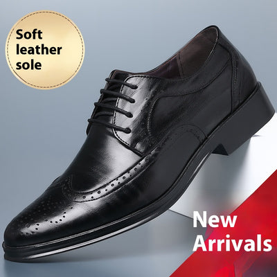 Zapatos Casuales de Cuero Tallado para Hombre - Image 11