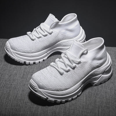 Zapatillas Blancas Transpirables para Niñas con Tejido Volador - Image 7