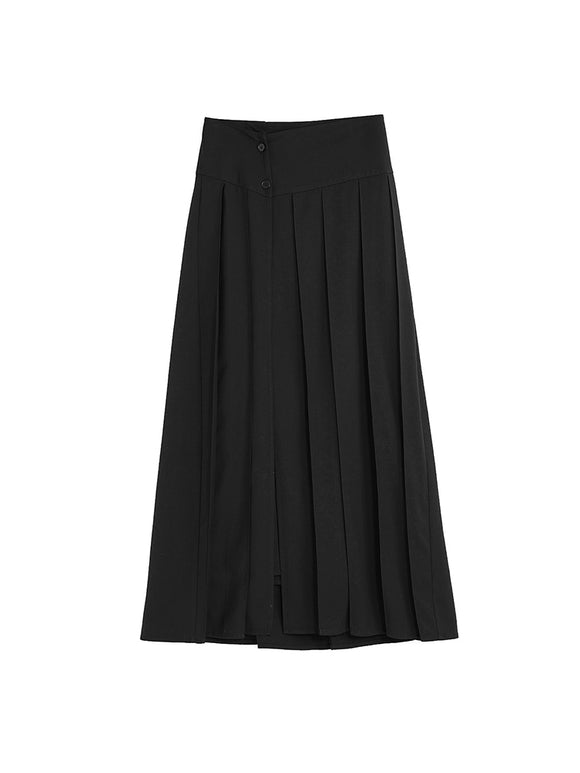 Falda Plisada Artística Primavera Mujer Diseño Chic
